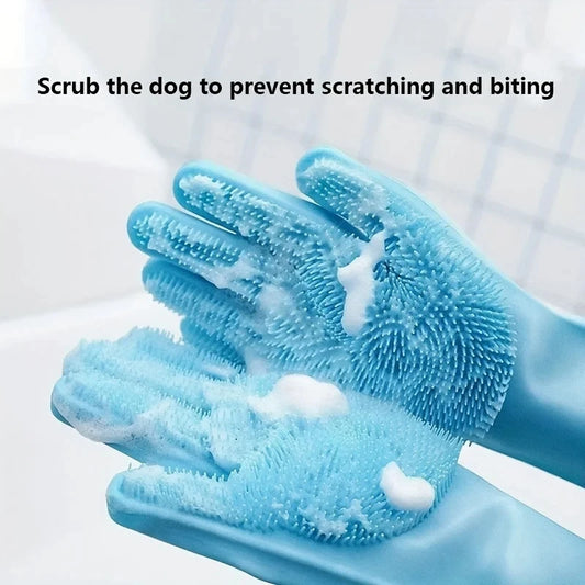 Silicone Pet Grooming & Bathing Glove