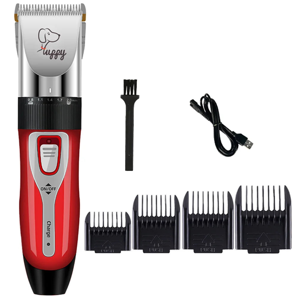 Professional Cordless Pet Hair Clippers – Grooming Trimmer for Dogs, Cats & Rabbits