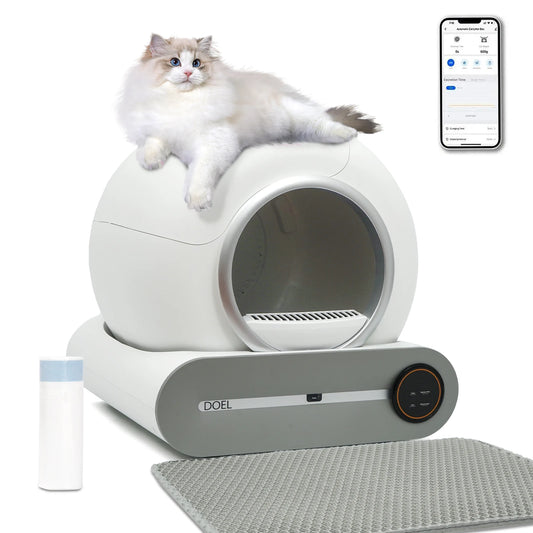 DOEL 65L Self-Cleaning Automatic Cat Litter Box