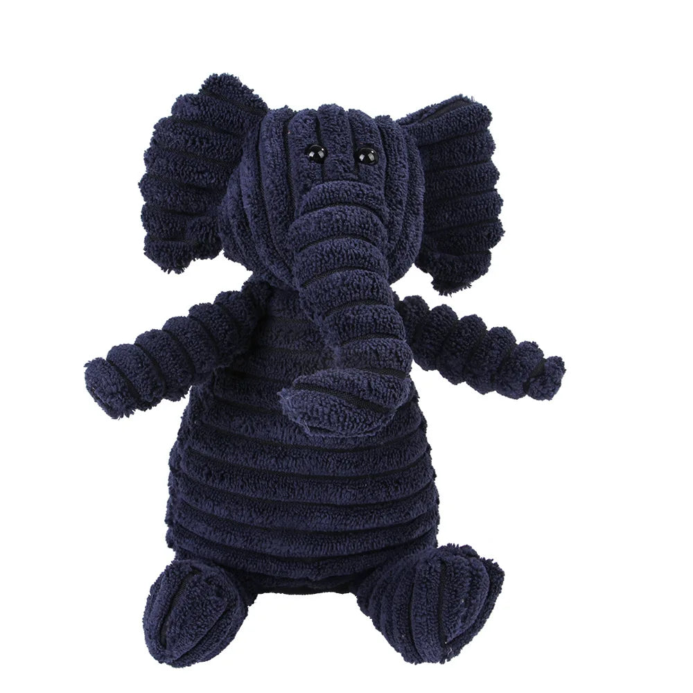 Corduroy Monkey & Pig Squeaky Dog Toy – Plush, Durable & Great for Dental Health