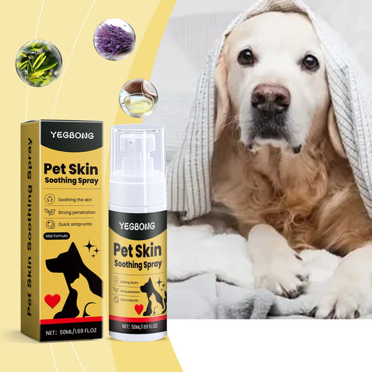 Pet Skin Care Spray – Soothing Relief for Itching, Fleas & Minor Wounds