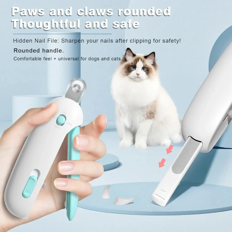 Professional Pet Nail Trimmer – Adjustable Hole Clippers for Cats & Dogs (Small to Large)