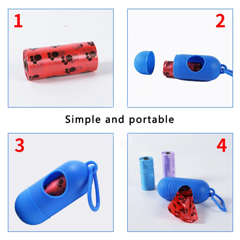 Capsule-Shaped Dog Poop Bag Holder