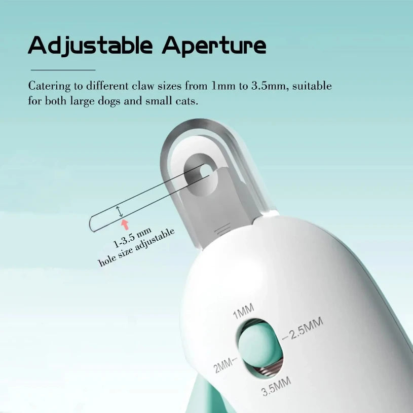 Professional Pet Nail Trimmer – Adjustable Hole Clippers for Cats & Dogs (Small to Large)