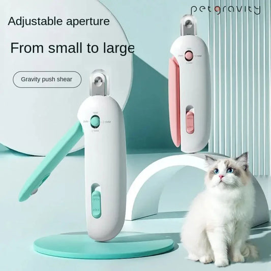 Professional Pet Nail Trimmer – Adjustable Hole Clippers for Cats & Dogs (Small to Large)