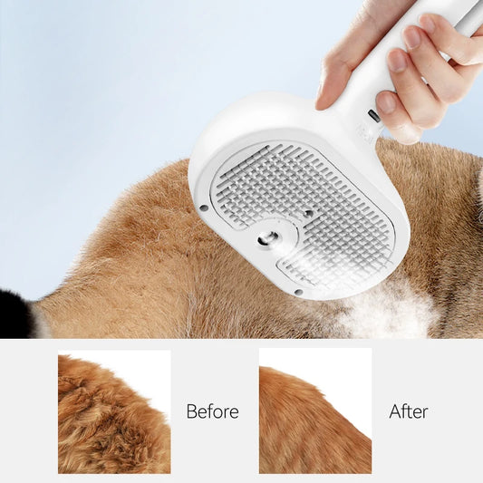 Professional Electric Pet Hair Straightener & Spray Comb