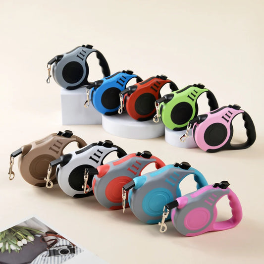 Automatic Retractable Pet Leash – 3M/5M Strong Nylon Lead for Small & Medium Dogs and Cats