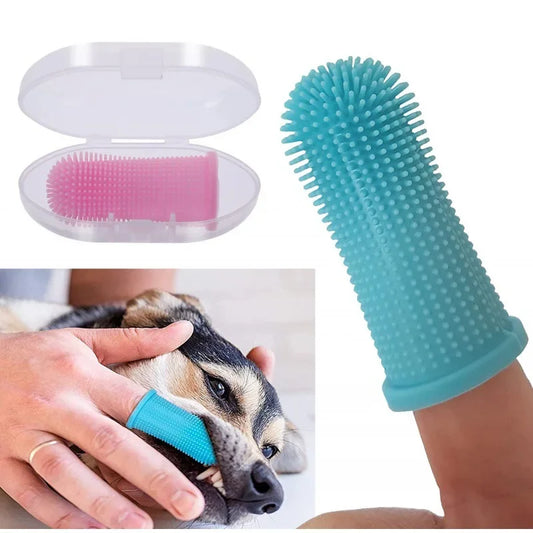 Super Soft Silicone Pet Finger Toothbrush