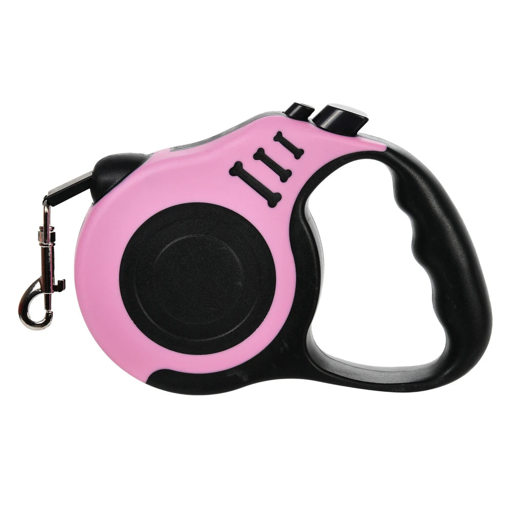 Automatic Retractable Pet Leash – 3M/5M Strong Nylon Lead for Small & Medium Dogs and Cats