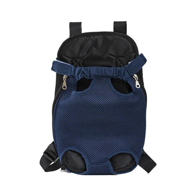 Double Shoulder Pet Carrier Backpack – Breathable & Portable Travel Bag for Small Dogs and Cats