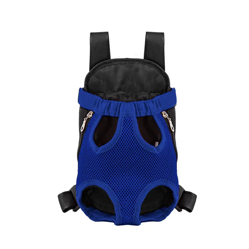 Double Shoulder Pet Carrier Backpack – Breathable & Portable Travel Bag for Small Dogs and Cats