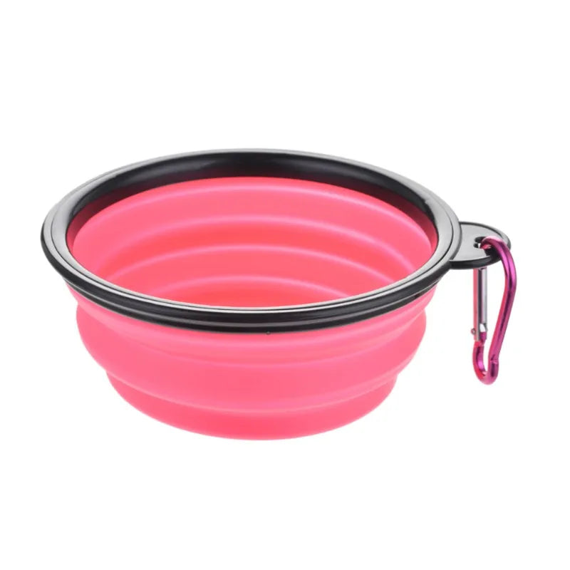 Portable Silicone Pet Food & Water Bowl – Durable, Collapsible & Travel-Friendly
