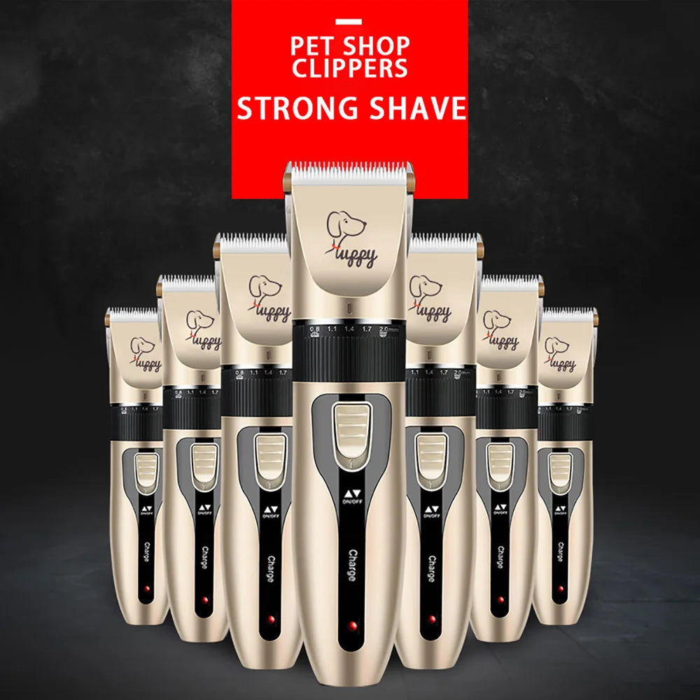 Professional Cordless Pet Hair Clippers – Grooming Trimmer for Dogs, Cats & Rabbits