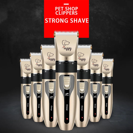 Professional Cordless Pet Hair Clippers – Grooming Trimmer for Dogs, Cats & Rabbits