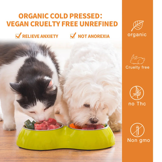 Natural Organic Calming Drops – Essential Oil Blend for Pet Anxiety Relief & Skin Health